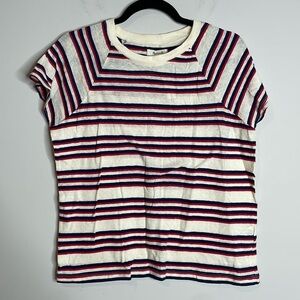 Madewell | Women’s Striped Cotton T-shirt Size Small NWT